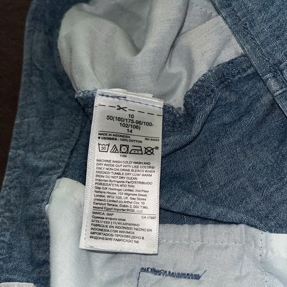 GAP ladies linen style shorts, size 10, 5” short - Picture 6 of 6